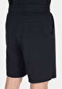 thumb-Regular Fit Orta Bel Düz Erkek Lacivert Şort