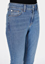 thumb-Skinny Fit Cepli Kadın Mid Indigo Denim Jean Pantolon