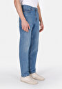 thumb-Loose Straight Fit   Erkek İndigo Jean Pantolon