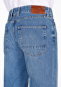 thumb-Loose Straight Fit   Erkek İndigo Jean Pantolon