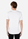 thumb-Regular Fit Yuvarlak Yaka Düz Erkek Beyaz Kısa Kol Tişört
