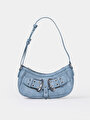 thumb-Kadın Mavi Çanta