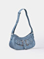 thumb-Kadın Mavi Çanta