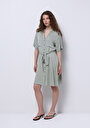 thumb-Regular Fit  Kadın Yeşil  Elbise