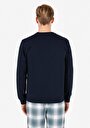 thumb-Regular Fit Pamuklu Erkek Lacivert Sweatshirt