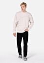 thumb-Oversize Fit   Erkek Taş Sweatshirt