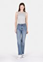 thumb-Regular Fit   Kadın Açik İndigo Jean Pantolon
