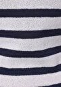 slim-fit-cizgili-kadin-lacivert-kisa-kol-elbise