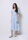 thumb-Regular Fit  Kadın Mavi  Elbise