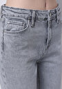 thumb-Regular Fit   Kadın Gri Jean Pantolon