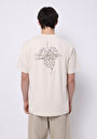 thumb-Comfort Fit Yuvarlak Yaka Düz Erkek Bej Kısa Kol Tişört