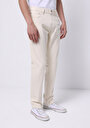 thumb-Straight Fit Düşük Bel Düz Paça Erkek Bej Jean Pantolon