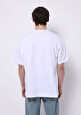 thumb-Comfort Fit Yuvarlak Yaka Düz Erkek Beyaz Kısa Kol Tişört