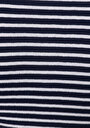 slim-fit-yuvarlak-yaka-pamuklu-cizgili-kadin-lacivert-kisa-kol-tisort