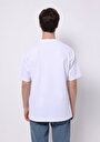thumb-Comfort Fit Yuvarlak Yaka Düz Erkek Beyaz Kısa Kol Tişört