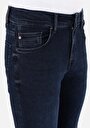 thumb-Skinny Fit Düşük Bel Dar Paça Erkek Lacivert Denim Jean Pantolon