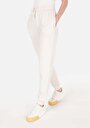 thumb-Regular Fit Orta Bel  Kadın Ekru Eşofman Altı