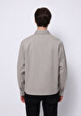 thumb-Crop Fit   Erkek Bej Shacket