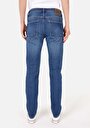 thumb-Straight Fit Düşük Bel Düz Paça Erkek İndigo Jean Pantolon