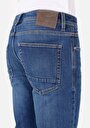 thumb-Straight Fit Düşük Bel Düz Paça Erkek İndigo Jean Pantolon