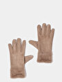 thumb-Kadın Bej Eldiven