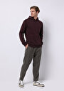thumb-Regular Fit   Erkek Bordo Sweatshirt