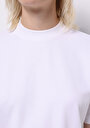thumb-Regular Fit Yuvarlak Yaka Düz Kadın Beyaz Kısa Kol Tişört
