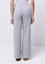 thumb-Regular Fit Orta Bel Düz Kadın Gri Eşofman Altı