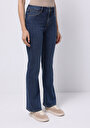 thumb-Regular Fit   Kadın İndigo Jean Pantolon
