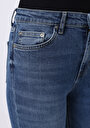 thumb-Regular Fit   Kadın İndigo Jean Pantolon