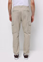 thumb-Cargo Fit Orta Bel Lastikli Paça Erkek Bej  Pantolon