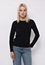 slim-fit-yuvarlak-yaka-duz-kadin-siyah-uzun-kol-tisort