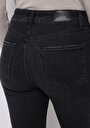 thumb-Regular Fit   Kadın Siyah Jean Pantolon