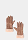 thumb-Kadın Kahverengi Eldiven