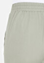 thumb-Regular Fit Yüksek Bel Düz Paça Kadın Yeşil  Pantolon