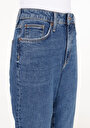 thumb-Boyfriend Fit   Kadın İndigo Jean Pantolon