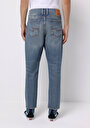 thumb-Loose Tapered Fit   Erkek İndigo Jean Pantolon