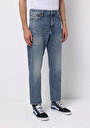 thumb-Loose Tapered Fit   Erkek İndigo Jean Pantolon