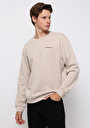 thumb-Regular Fit   Erkek Bej Sweatshirt
