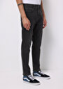 thumb-Regular Fit Orta Bel Daralan Paça Erkek Siyah Jean Pantolon