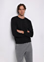 thumb-Regular Fit   Erkek Siyah Sweatshirt