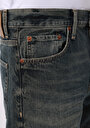 thumb-Loose Straight Fit   Erkek İndigo Jean Pantolon