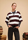 regular-fit-polo-yaka-cizgili-kadin-mor-kisa-kol-tisort