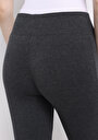thumb-Slim Fit   Kadın Antrasit Örme Tayt