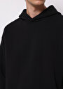 thumb-Oversize Fit   Erkek Siyah Sweatshirt