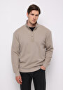 thumb-Comfort Fit   Erkek Bej Sweatshirt