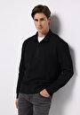 thumb-Comfort Fit   Erkek Siyah Sweatshirt