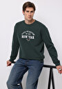 thumb-Comfort Fit   Erkek Yeşil Sweatshirt