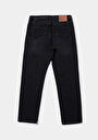 thumb-Loose Straight Fit   Erkek Siyah Jean Pantolon