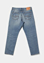 thumb-Loose Tapered Fit   Erkek İndigo Jean Pantolon